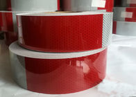 Super Emergency Police Red Silver Dot Reflective Tape Placement  6 Inch * 6 Inch For Truck Car