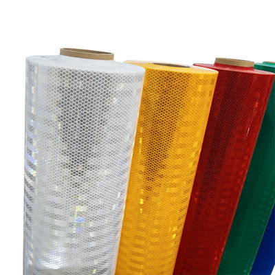 Customized Printable Prismatic Retro-reflective Vinyl Self Adhesive HIP Grade Reflective Sheeting Rolls for Highway Traffic Sign