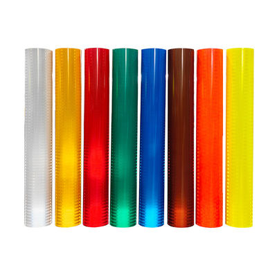 High Visibility Road Way Safety Vinyl Prismatic EGP Yellow Latex Sheeting Reflective Vinyl Roll