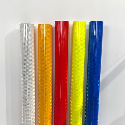 Лист высокой видимости флуоресцентный желто-зеленый акриловый призматический отражающий для дорожных знаков автобуса