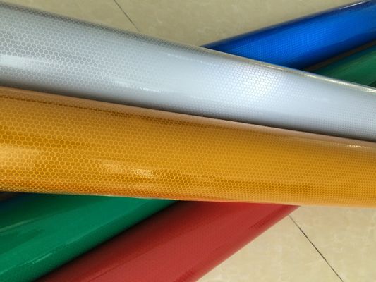 Glass Beads Reflective Sheeting For Traffic Signs Or Vehicles Meet EN12899 Standard