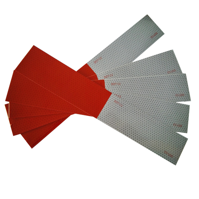 Фабрика оптом DOT C2 Безопасность отражающая лента высокая яркость хорошие клейкие ленты для грузовиков, прицепов