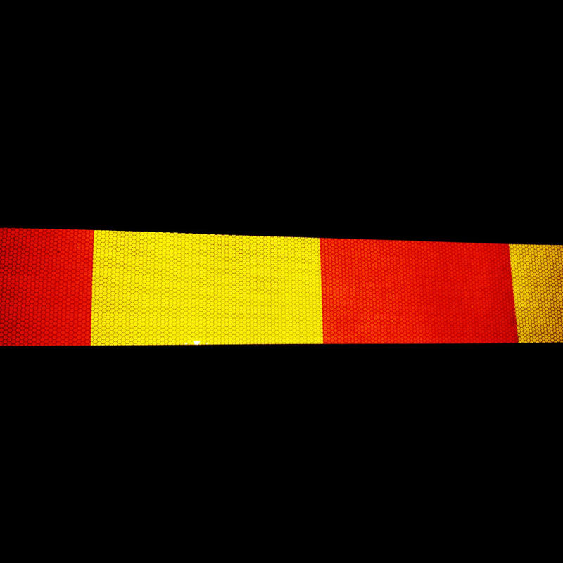 Лента доски барьера движения красная и желтая отражательная покрывает высокое отражение для предупреждения