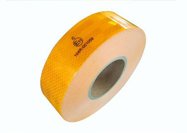 Industrial White Safety Reflective Tape For Trailers Road Warning Signs In Reflective Material