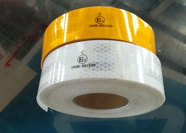 Clear 2 Inch Waterproof Reflective Tape For Cars Light Single Sided Acrylic Or PC Material